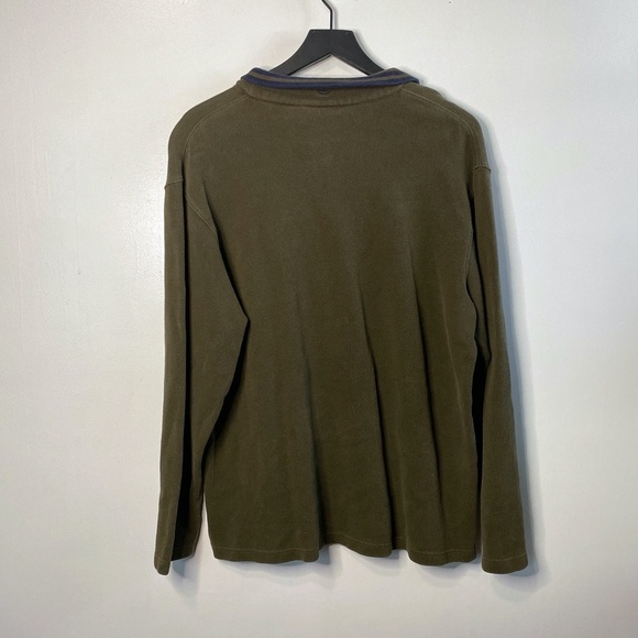 Timberland Weathergear Quarter Zip 100% Cotton Ribbed Pullover Sweater - Picture 8 of 8